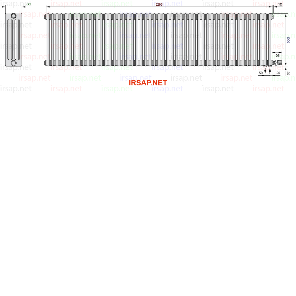 Радиатор IRSAP Tesi 51000/51 T26 CL 01